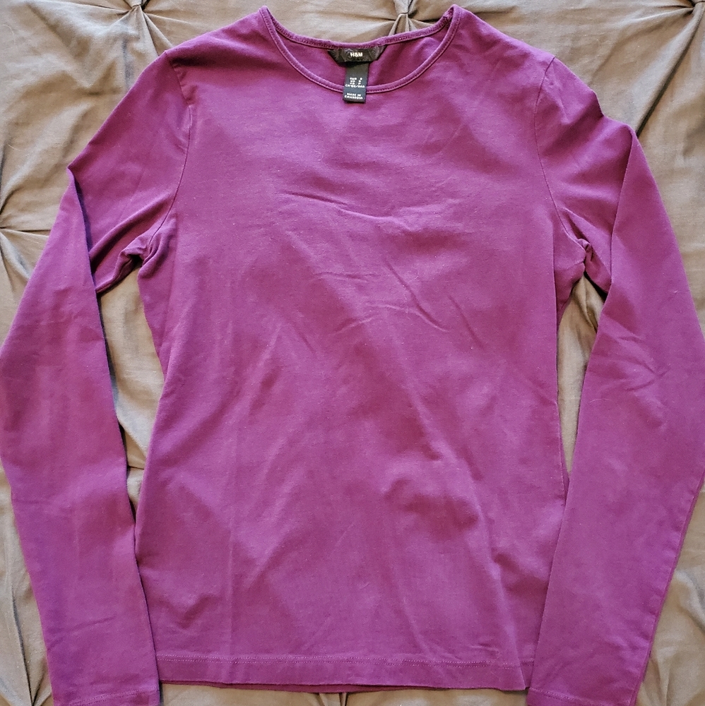 H&M Purple Long Sleeve